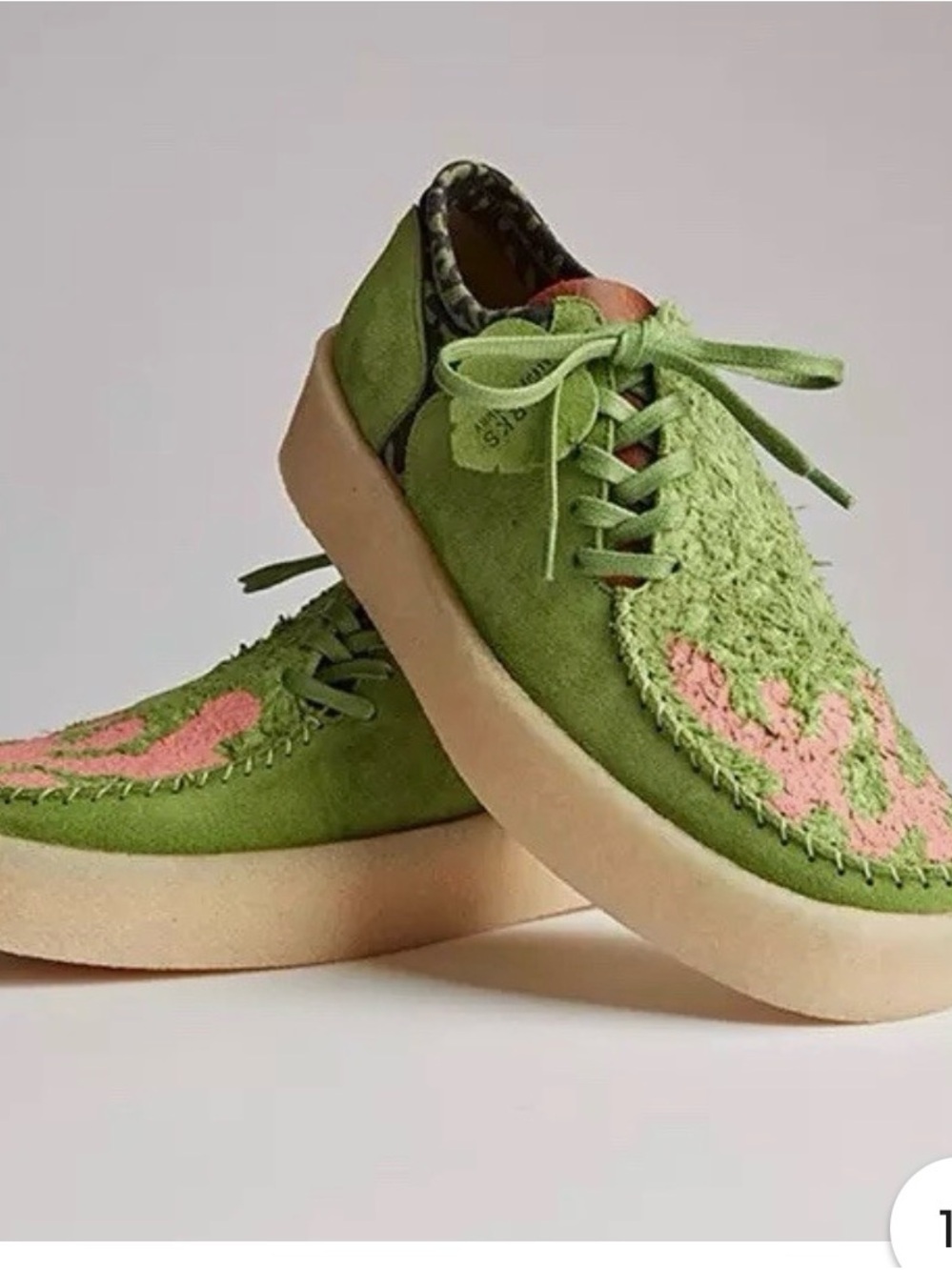 SALEHE BEMBURY X CLARKS OTIGINALS MUD MOSS LUGER DARK GREEN SAPA GREEN